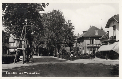 14301 Gezicht in de Van Weedestraat te Soestdijk (gemeente Soest), uit het zuiden.